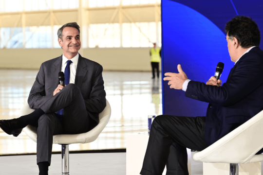O Κυριάκος Μητσοτάκης στην εκδήλωση «Reimagine Tourism in Greece»